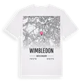 Wimbledon karta t-shirt