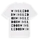 Wimbledon ordlek t-shirt