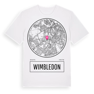 Wimbledon t-shirt – ekologisk bomull t-shirt från Pinshirt