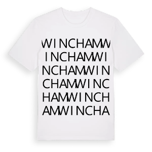 Wincham ordlek t-shirt – ekologisk bomull t-shirt från Pinshirt