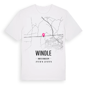 Windle karta t-shirt – ekologisk bomull t-shirt från Pinshirt