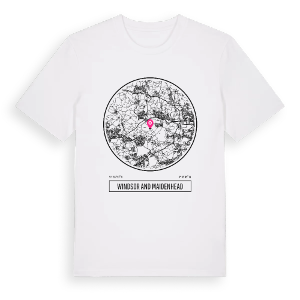 Windsor and Maidenhead t-shirt – ekologisk bomull t-shirt från Pinshirt