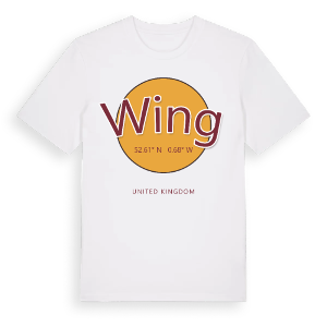 Wing cirkel t-shirt – ekologisk bomull t-shirt från Pinshirt