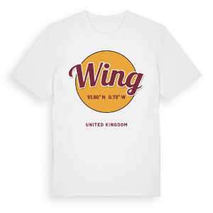 Wing cirkel t-shirt – ekologisk bomull t-shirt från Pinshirt