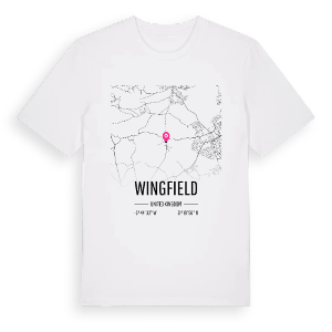 Wingfield karta t-shirt – ekologisk bomull t-shirt från Pinshirt