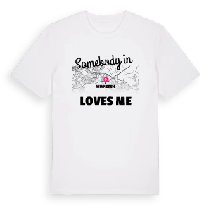 Någon i Winnersh älskar mig t-shirt – ekologisk bomull t-shirt från Pinshirt