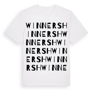 Winnersh ordlek t-shirt – ekologisk bomull t-shirt från Pinshirt