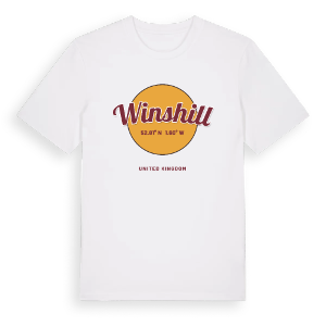Winshill cirkel t-shirt – ekologisk bomull t-shirt från Pinshirt