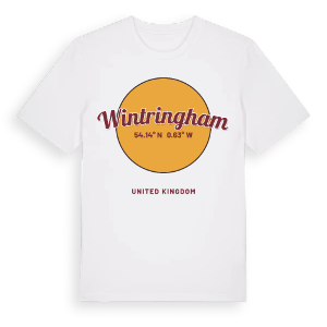 Wintringham cirkel t-shirt – ekologisk bomull t-shirt från Pinshirt