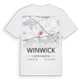 Winwick karta t-shirt