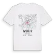 Wisbech karta t-shirt