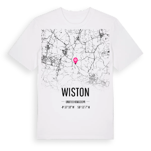 Wiston karta t-shirt – ekologisk bomull t-shirt från Pinshirt