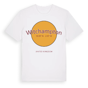 Witchampton cirkel t-shirt – ekologisk bomull t-shirt från Pinshirt