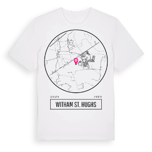 Witham St. Hughs t-shirt – ekologisk bomull t-shirt från Pinshirt