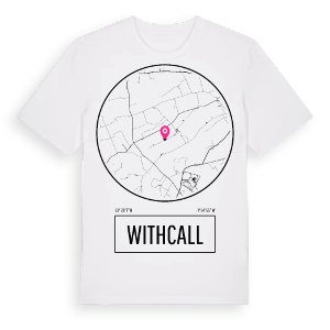 Withcall t-shirt – ekologisk bomull t-shirt från Pinshirt
