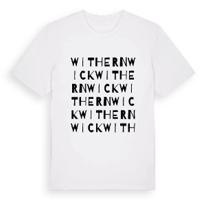 Withernwick ordlek t-shirt – ekologisk bomull t-shirt från Pinshirt