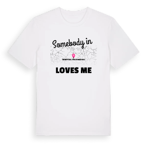 Någon i Withypool and Hawkridge älskar mig t-shirt – ekologisk bomull t-shirt från Pinshirt