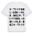 Withypool and Hawkridge ordlek t-shirt