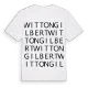 Witton Gilbert ordlek t-shirt