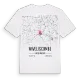 Wiveliscombe karta t-shirt