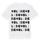 Woking ordlek t-shirt