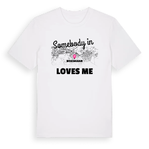 Någon i Wokingham älskar mig t-shirt – ekologisk bomull t-shirt från Pinshirt