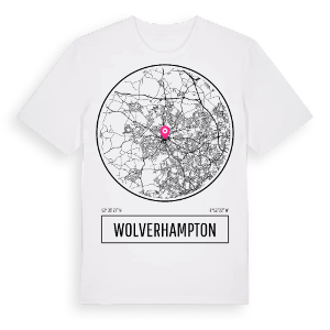 Wolverhampton t-shirt – ekologisk bomull t-shirt från Pinshirt