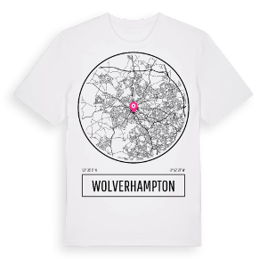 Wolverhampton t-shirt – ekologisk bomull t-shirt från Pinshirt