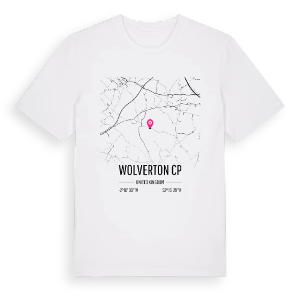 Wolverton CP karta t-shirt – ekologisk bomull t-shirt från Pinshirt