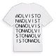 Wolviston ordlek t-shirt