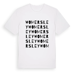 Womersley ordlek t-shirt – ekologisk bomull t-shirt från Pinshirt