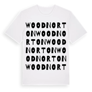 Wood Norton ordlek t-shirt – ekologisk bomull t-shirt från Pinshirt