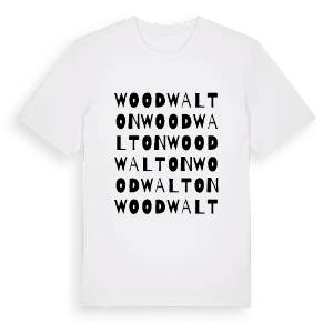Wood Walton ordlek t-shirt – ekologisk bomull t-shirt från Pinshirt