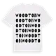 Woodton ordlek t-shirt