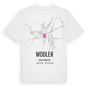 Wooler karta t-shirt – ekologisk bomull t-shirt från Pinshirt