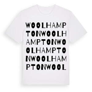 Woolhampton ordlek t-shirt – ekologisk bomull t-shirt från Pinshirt