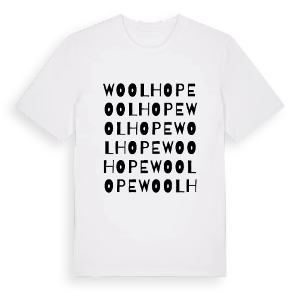 Woolhope ordlek t-shirt – ekologisk bomull t-shirt från Pinshirt
