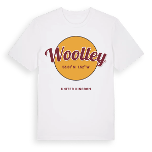 Woolley cirkel t-shirt – ekologisk bomull t-shirt från Pinshirt