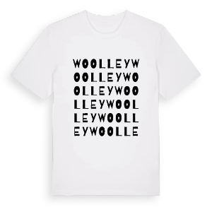 Woolley ordlek t-shirt – ekologisk bomull t-shirt från Pinshirt