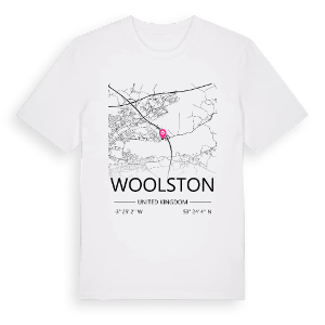 Woolston karta t-shirt – ekologisk bomull t-shirt från Pinshirt