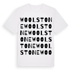 Woolstone ordlek t-shirt – ekologisk bomull t-shirt från Pinshirt