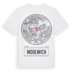 Woolwich t-shirt – ekologisk bomull t-shirt från Pinshirt