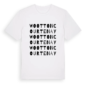 Wootton Courtenay ordlek t-shirt – ekologisk bomull t-shirt från Pinshirt