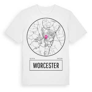 Worcester t-shirt – ekologisk bomull t-shirt från Pinshirt