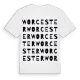 Worcester ordlek t-shirt