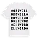 Wordwell ordlek t-shirt