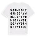 Wormegay ordlek t-shirt