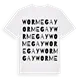 Wormegay ordlek t-shirt