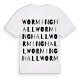 Worminghall ordlek t-shirt