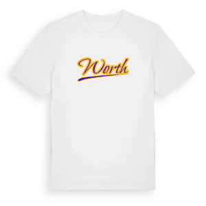 Worth baseball t-shirt – ekologisk bomull t-shirt från Pinshirt